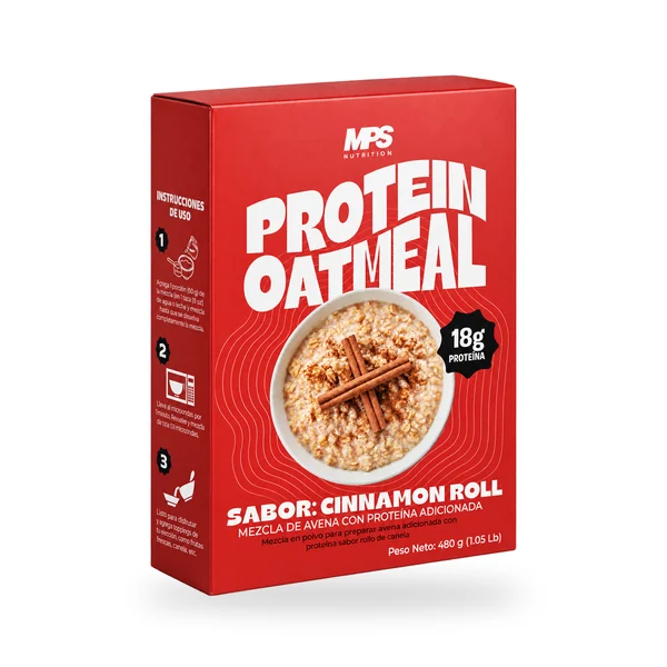 Protein Oatmeal Cinnamon Roll